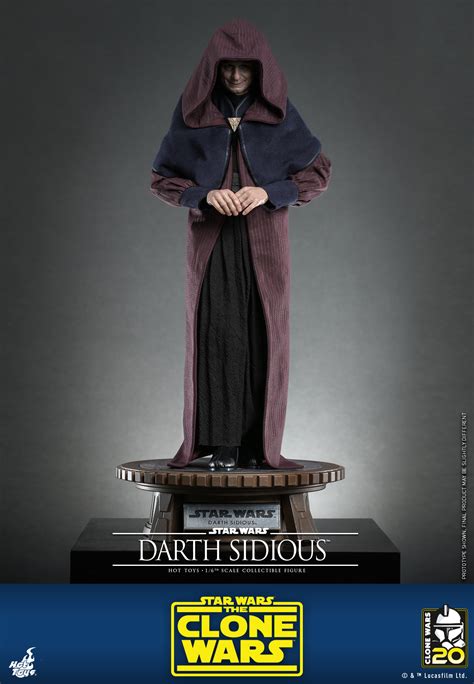 Darth Sidious The Clone Wars Hot Toys Television Masterpiece Series TMS