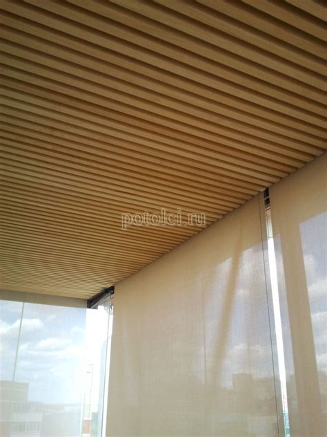 Деревянные реечные потолки GRID Luxalon купить, заказать монтаж, фото ...
