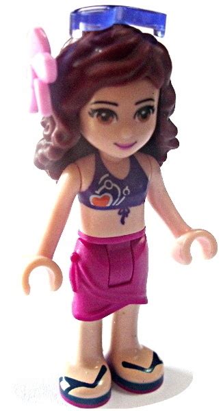 LEGO Friends FIGURKA Lalka Frnd100 Olivia W Bikini 11734253506 Oficjalne Archiwum Allegro