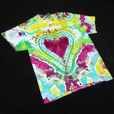 25 Heart Tie Dye Patterns How To Heart Tie Dye Shirt