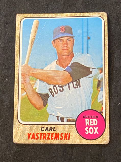 Lot 1968 Topps Carl Yastrzemski