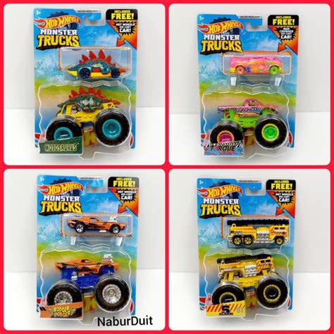 Hot Wheels Monster Trucks Lot D Original Mattel Hotwheels Shopee Malaysia