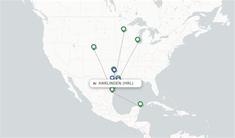 Direct (non-stop) flights from Harlingen, Valley (HRL) - FlightsFrom.com