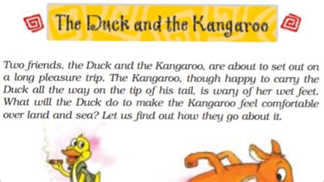 The Duck And The Kangaroo Poem Explanation Summary The Duck And