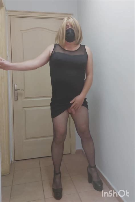 Blonde Sexy Crossdresser Angelina Hotel Room Ashemaletube