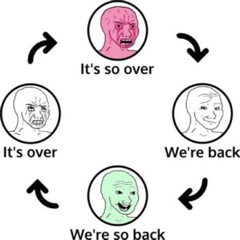 It's so over It's over We're back We're so back - iFunny