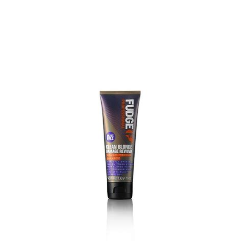 Fudge Clean Blonde Damage Rewind Violet Toning Shampoo Ml Dss