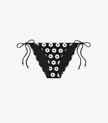 T Monogram Printed String Bikini Top Women S Swim Two Pieces Tory