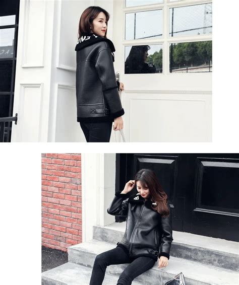 Новинка, зимняя женская куртка-бомбер из овечьего меха, натуральная ...