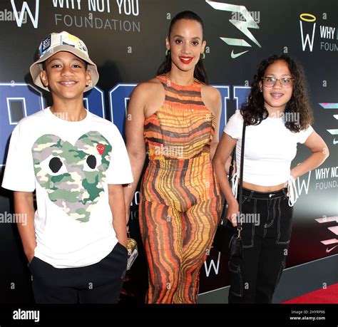 Dascha Polanco, son Aryam & daughter Dasany Kristal Gonzalez attending