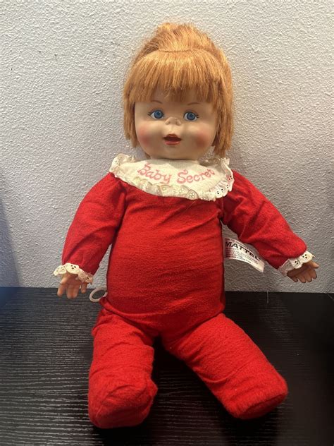 Vintage Mattel 1965 Talking Baby Secret Doll 18 Whispers And Moves Mouth