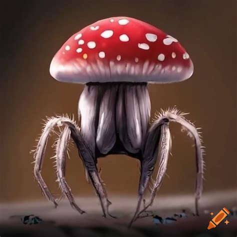 Image Of A Mushroom Spider On Craiyon