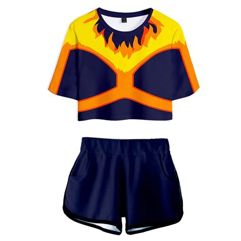 Anime My Hero Academia Endeavour Cosplay Costume Allcosplay