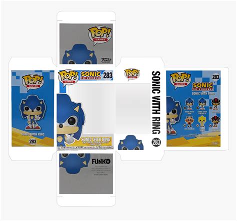 Pop Funko Sonic Box Template by Nickthemultihog on DeviantArt