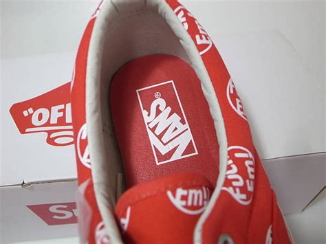 Yahoo オークション Supreme x VANS Era Fuck Em FE F ck 27 5cm US9