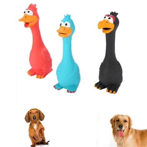 Dogs Puppy Squeak Toys Screaming Rubber Chicken Toy For Dogs Beautiful