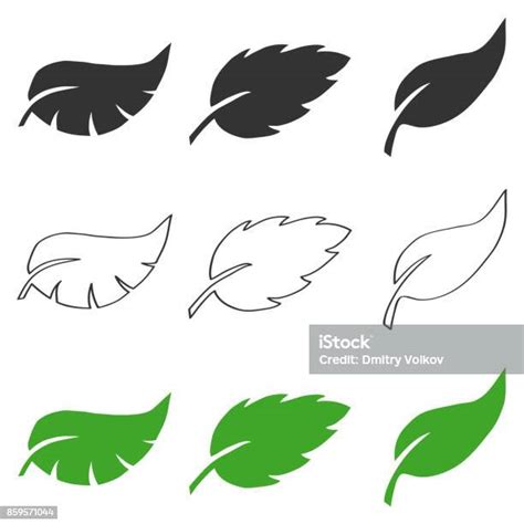 Leaflets Of Trees Stock Illustration Download Image Now Abstract