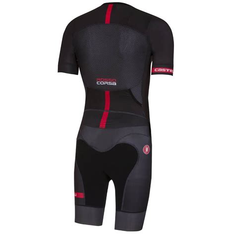 Castelli Free Sanremo Suit Manga Corta Negro 365Rider