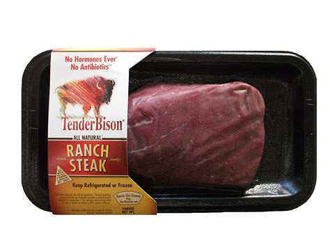 Bison Ranch Steaks 5 9 Oz 6 Count North American Bison Llc