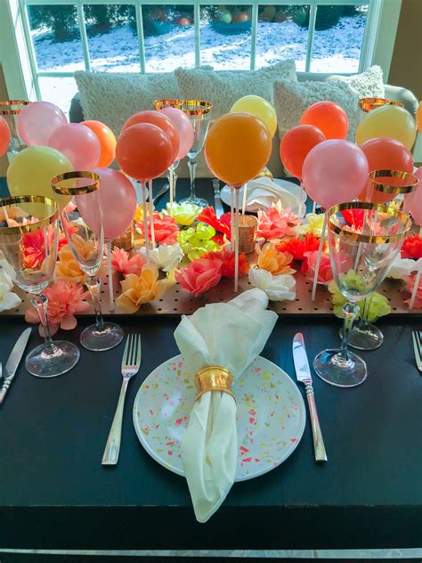 Diy Balloon Centerpiece Birthday Centerpieces Diy Simple