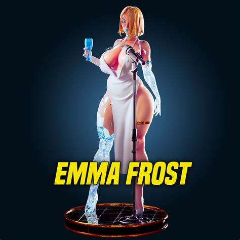 Emma Frost, NSFW, SFW, Futa, Garage Kit, GK, Resin Model, Figure
