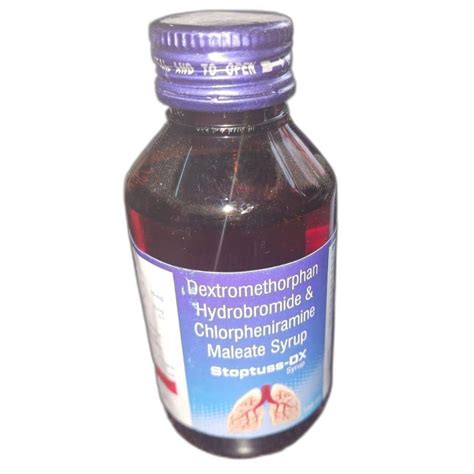 Dextromethorphan Hydrobromide Chlorpheniramine Maleate Syrup Packaging