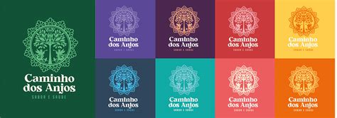 Caminho Dos Anjos Identidade Visual Behance