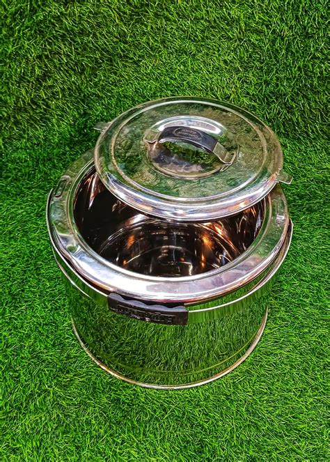 Stainless Steel Mintage Hot Pot 7 5 Ltr S Chelliah Nadar Sons