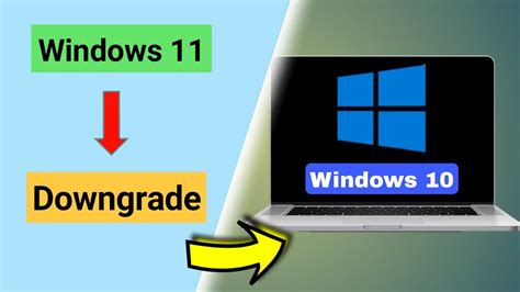 How To Rollback Windows 11 To Windows 10 Downgrade Windows 11