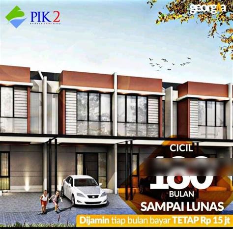 Rumah Pik2 Cluster Georgia Tipe 4 5x10 Fully Furnished