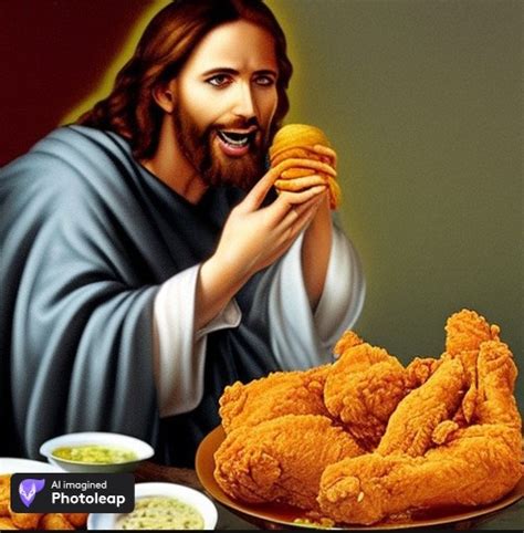Jesus Loves A Little Chicken By Magneticd On Deviantart