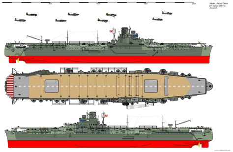 Junyo Class Aircraft Carrier 1944 By Ijnfleetadmiral On Deviantart