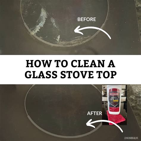 how to clean glass stove