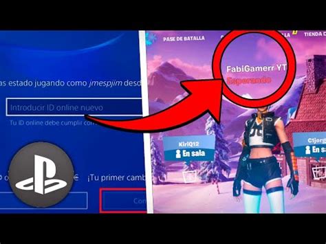 Descubre cómo cambiar el nombre de Fortnite en PS4 guía completa y