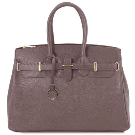 Tl Bag Borsa A Mano Con Accessori Oro Grigio Tl