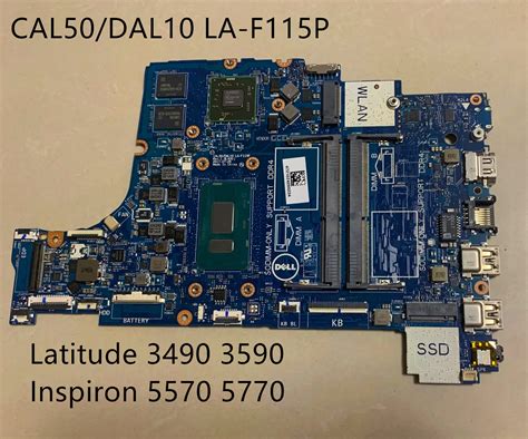 For Dell Latitude 3490 3590 Inspiron 5570 5770 P57f Laptop Motherboard