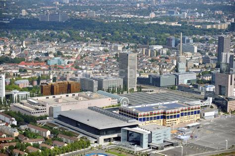 Frankfurt Am Main Aus Der Vogelperspektive Frankfurter Messegel Nde