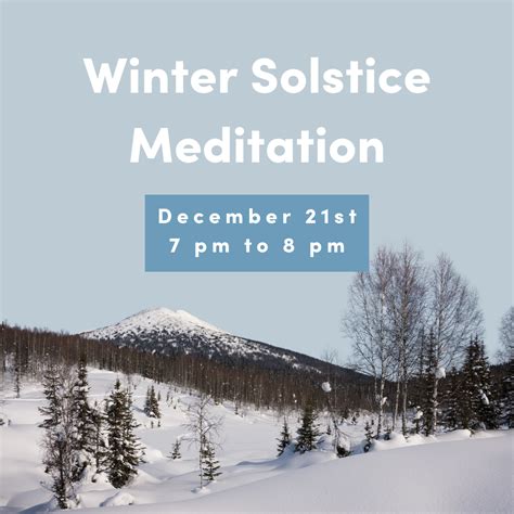 Winter Solstice Meditation Online — Triratna Ny • Nj