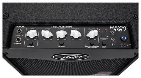 Peavey Max 110 100 Watt Electric Bass Guitar Amplifier Combo Amp W 10 Speaker Ebay