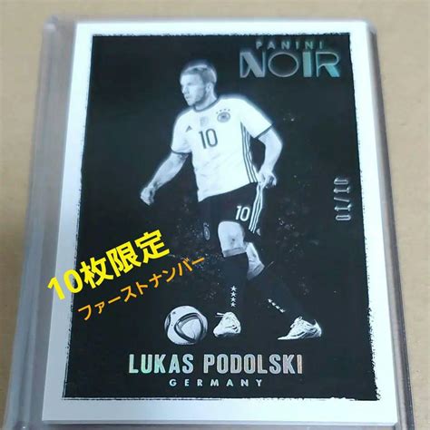 Panini Noir Soccer ポドルスキ By メルカリ