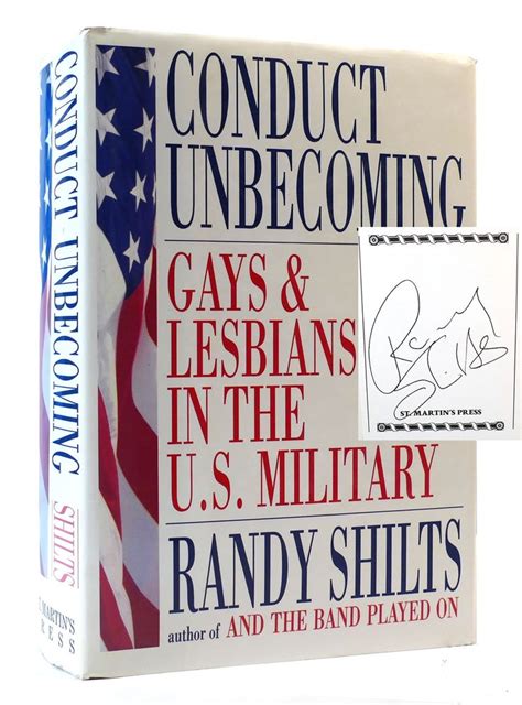 Conduct Unbecoming Lesbians And Gays In The U S Military Signed