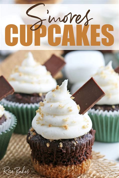 S Mores Cupcakes Recipe Smores Cupcakes Cupcake Recipes