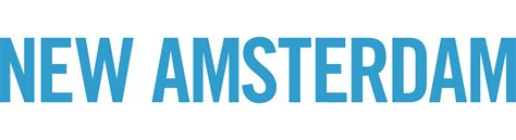 New Amsterdam Logo Tv Series Logo Tv New Amsterdam Logo