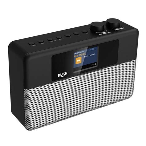 Bush Dab Radio Black Battery Operated Only Dab Digital Radios