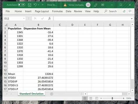 How To Calculate Standard Deviation In Excel Itechguides