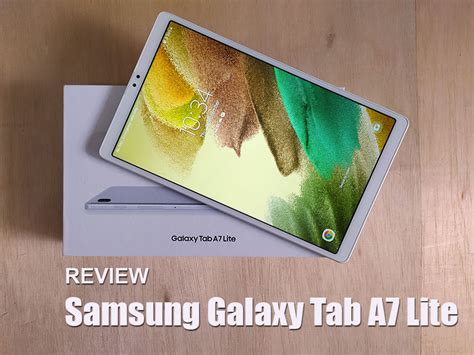 Review Samsung Galaxy Tab A7 Lite Tab Yang Ringan Dan Lucu