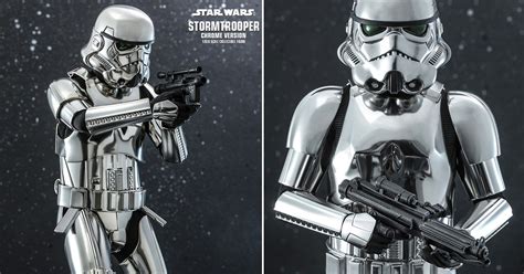 Hot Toys星際大戰帝國風暴兵 銀色電鍍版Stormtrooper Chrome Version 比例收藏級人偶