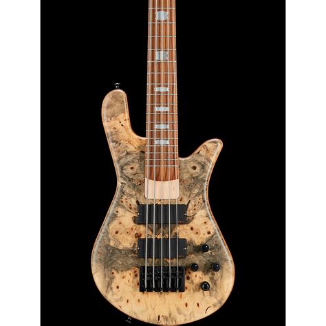 Spector Usa Ns 5h2 Ex Buckeye Burl Top 5 String Bass Guitar Buckeye Burl Natural Musician S Friend