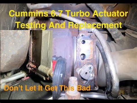 Ram 67 Cummins Turbo Actuator Testing And Replacement Youtube