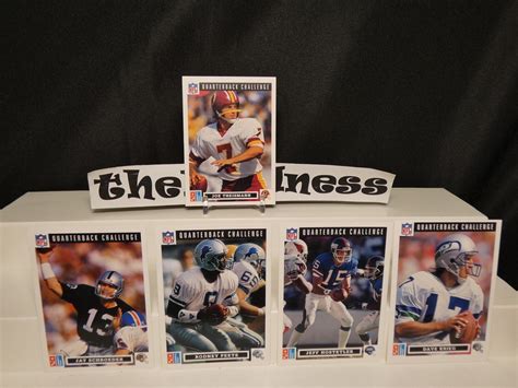 Five Ud Dominos Pizza Quarterback Challenge Football Cards